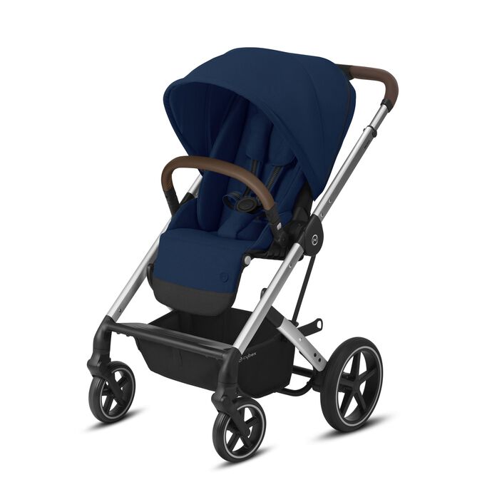 CYBEX Balios S Lux – Navy Blue (Chassis prateado) in Navy Blue (Silver Frame) large número da imagem 1