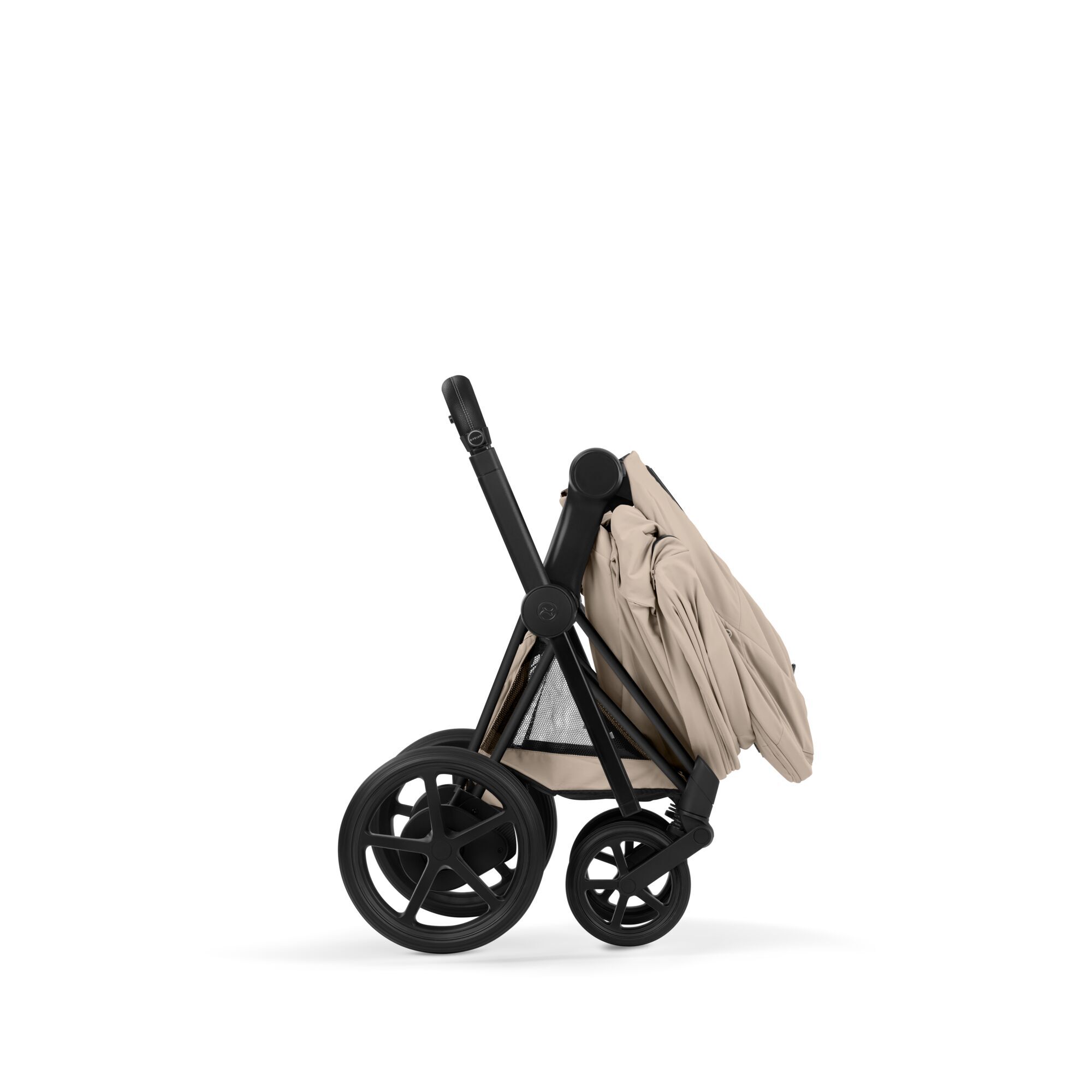 CYBEX e-Priam - Cozy Beige (Matt Black Frame) in Cozy Beige (Matt Black Frame) large-cybex-gb image number 6