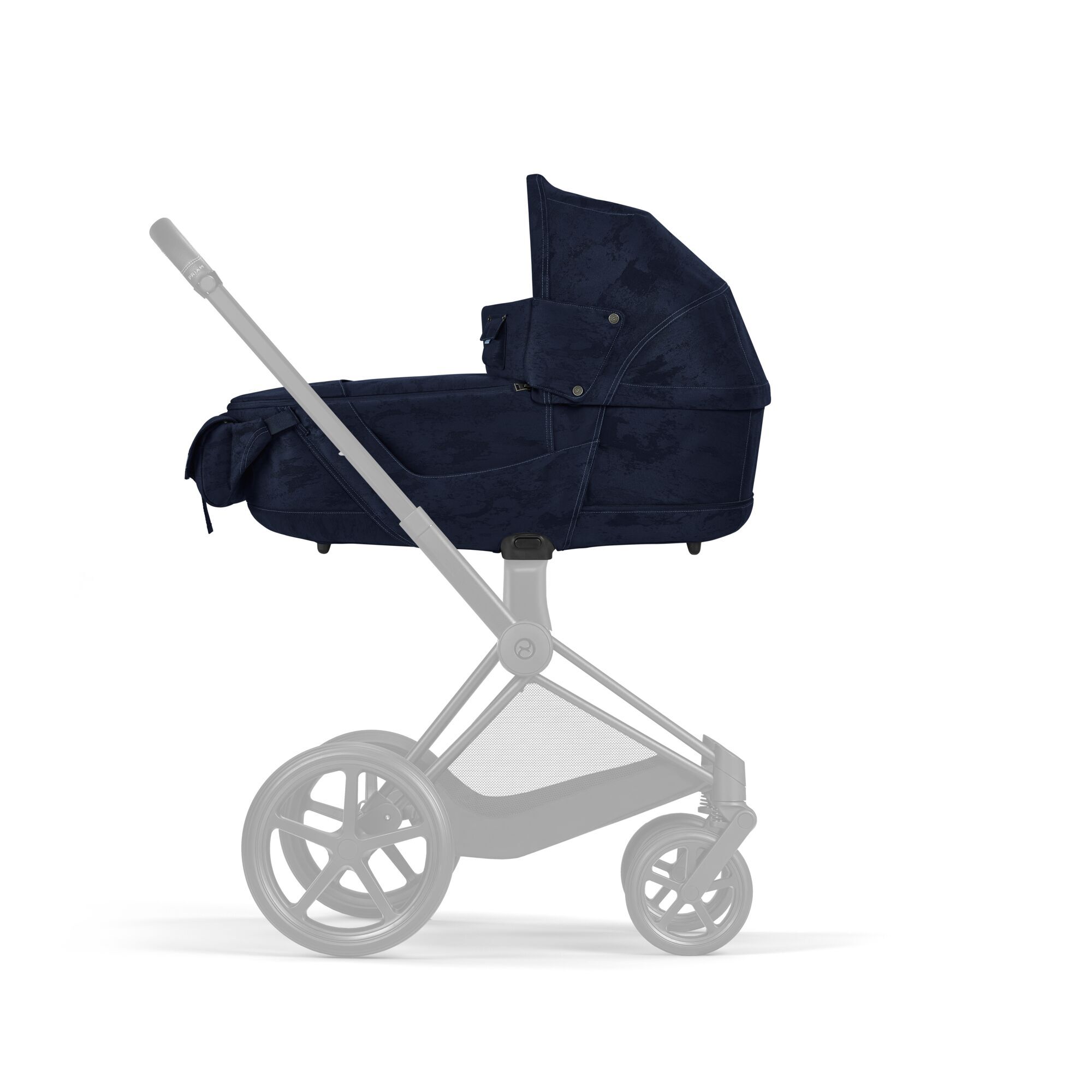 CYBEX Priam Lux Carry Cot - Rebellious Luxury Denim Blue in Rebellious Luxury Denim Blue large-cybex-row