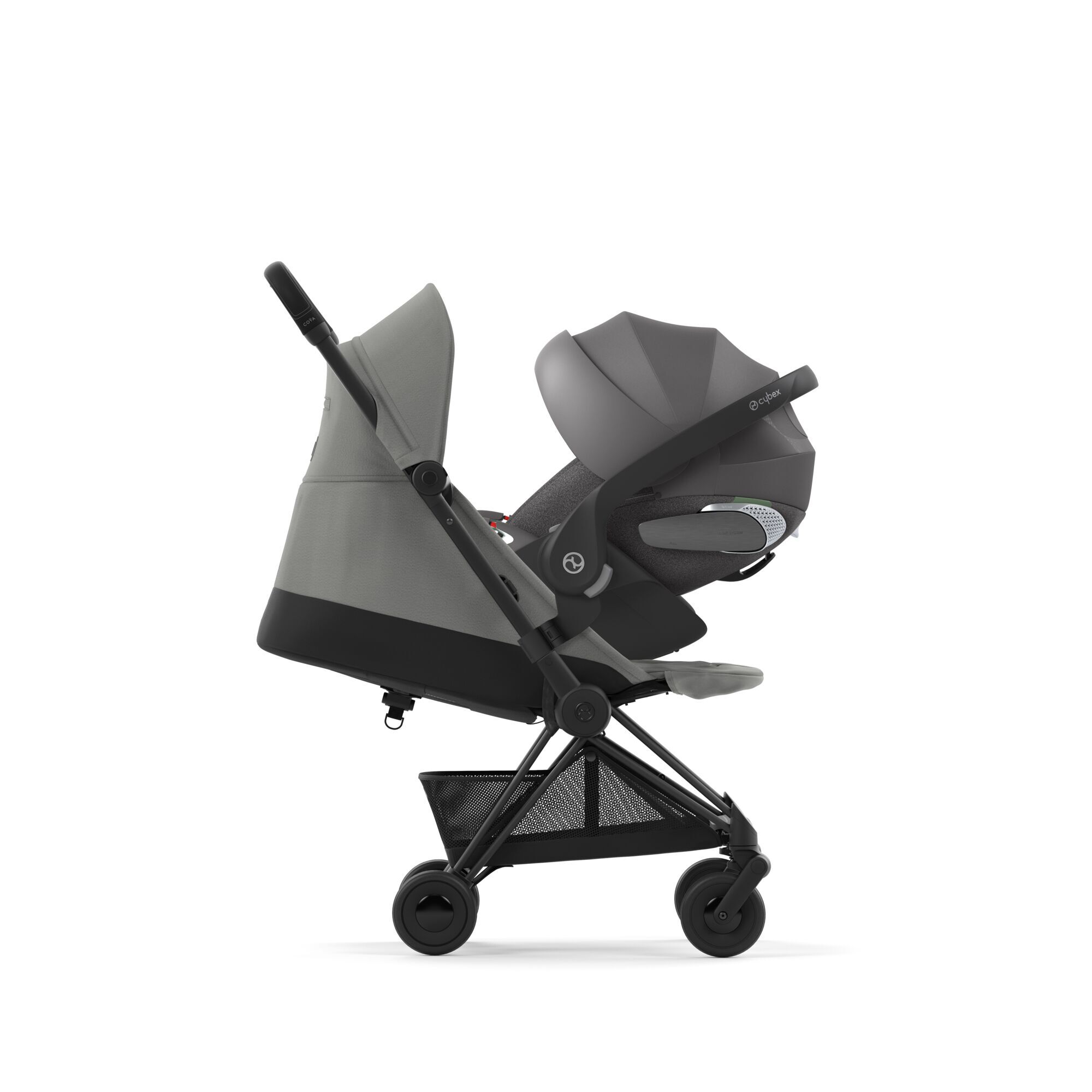 CYBEX Coya - Mirage Grey (Matt Black Frame) in Mirage Grey (Matt Black Frame) large-cybex-imea image number 7 Small