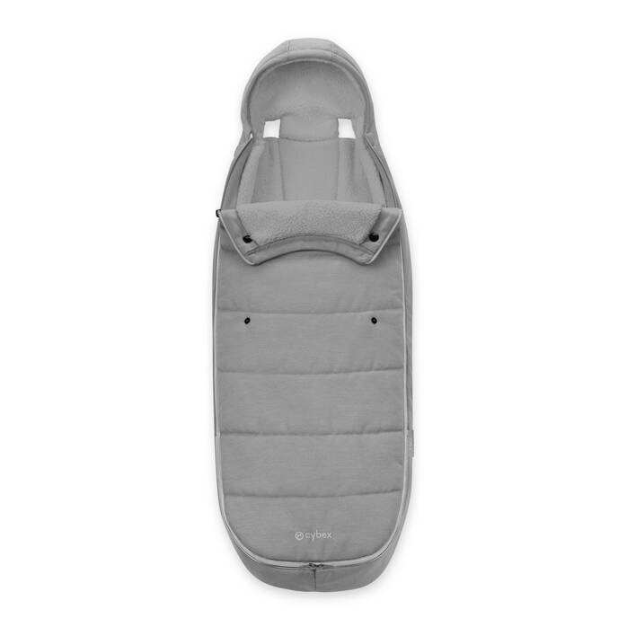 CYBEX Gold Footmuff - Grey in Grey image number 2 CYBEX Gold Footmuff - Grey in Grey large-cybex-row image number 2