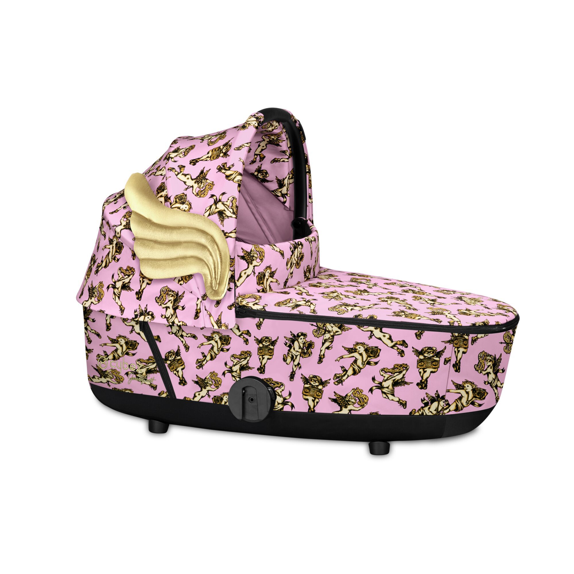 CYBEX Mios 2  Lux Carry Cot - Cherubs Pink in Cherubs Pink large-cybex-neu image number 1 Small