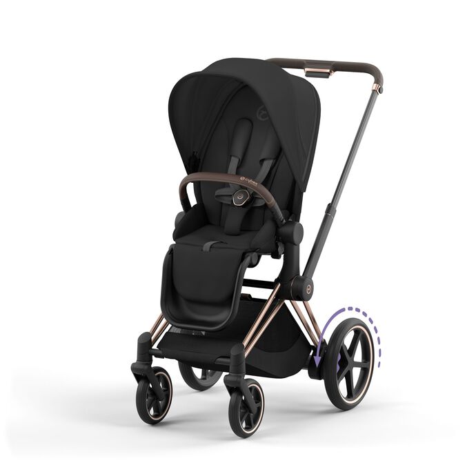 Motorized pram top