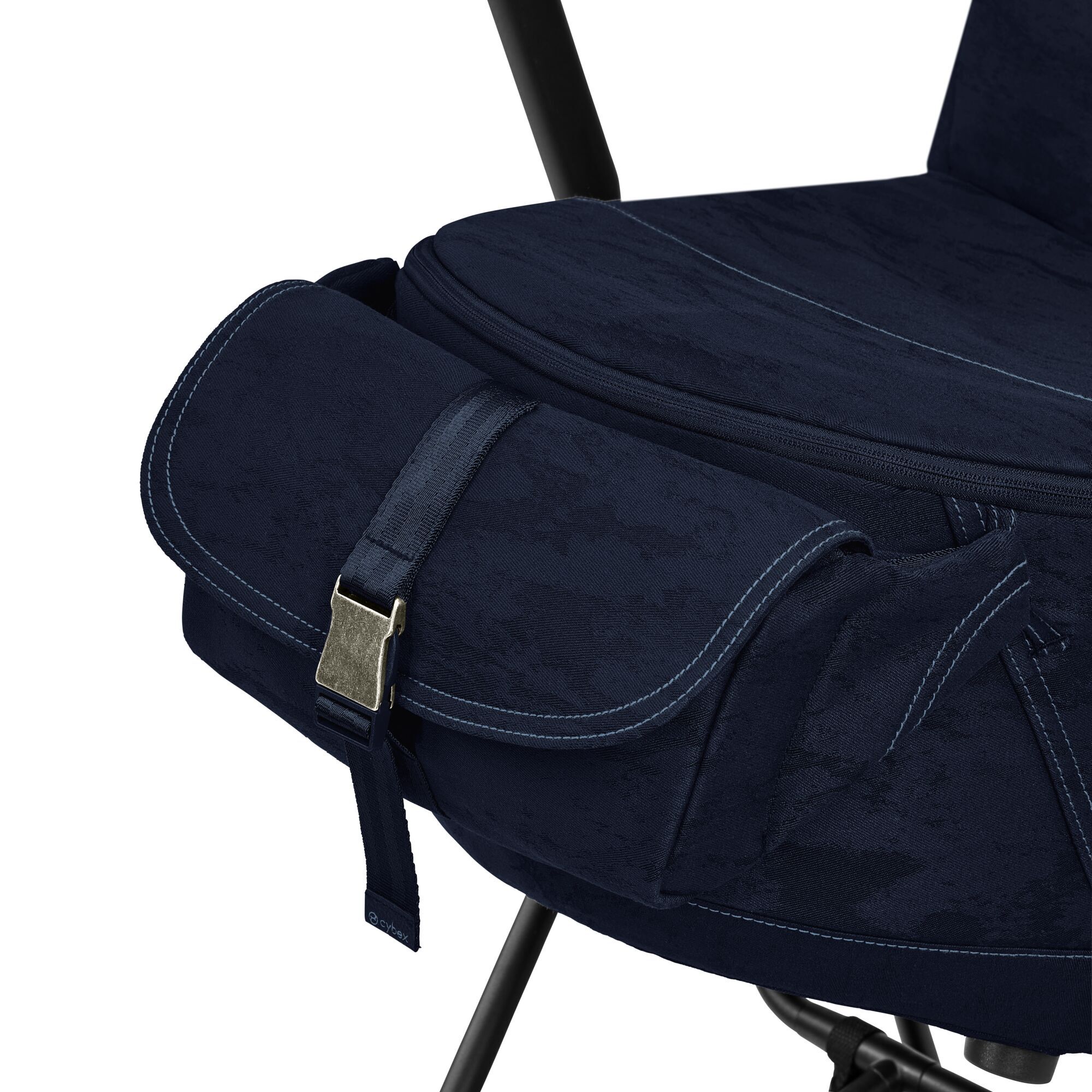 Mios Lux Carry Cot - Rebellious Luxury Denim Blue - Image 9