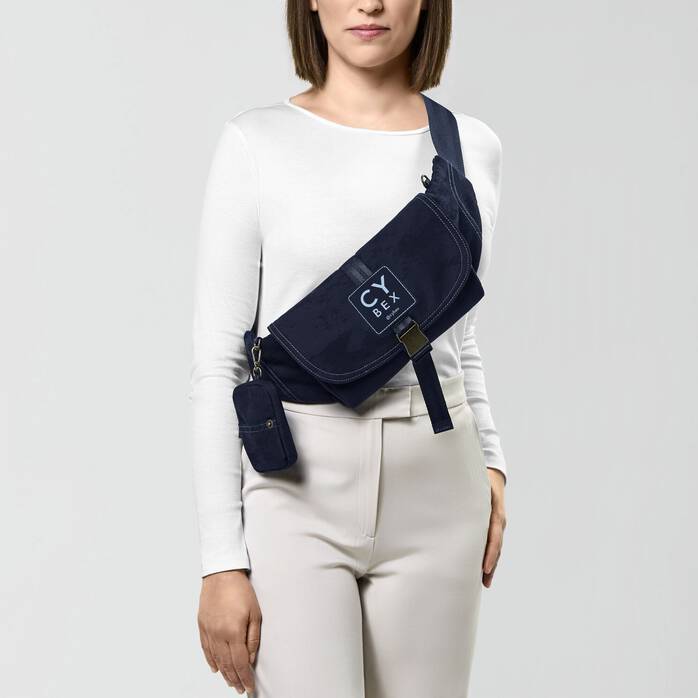 CYBEX Belt Bag Rebellious Luxury - Rebellious Luxury Denim Blue in Rebellious Luxury Denim Blue Bild 3 CYBEX Belt Bag Rebellious Luxury - Rebellious Luxury Denim Blue in Rebellious Luxury Denim Blue large-cybex-neu Bild 3