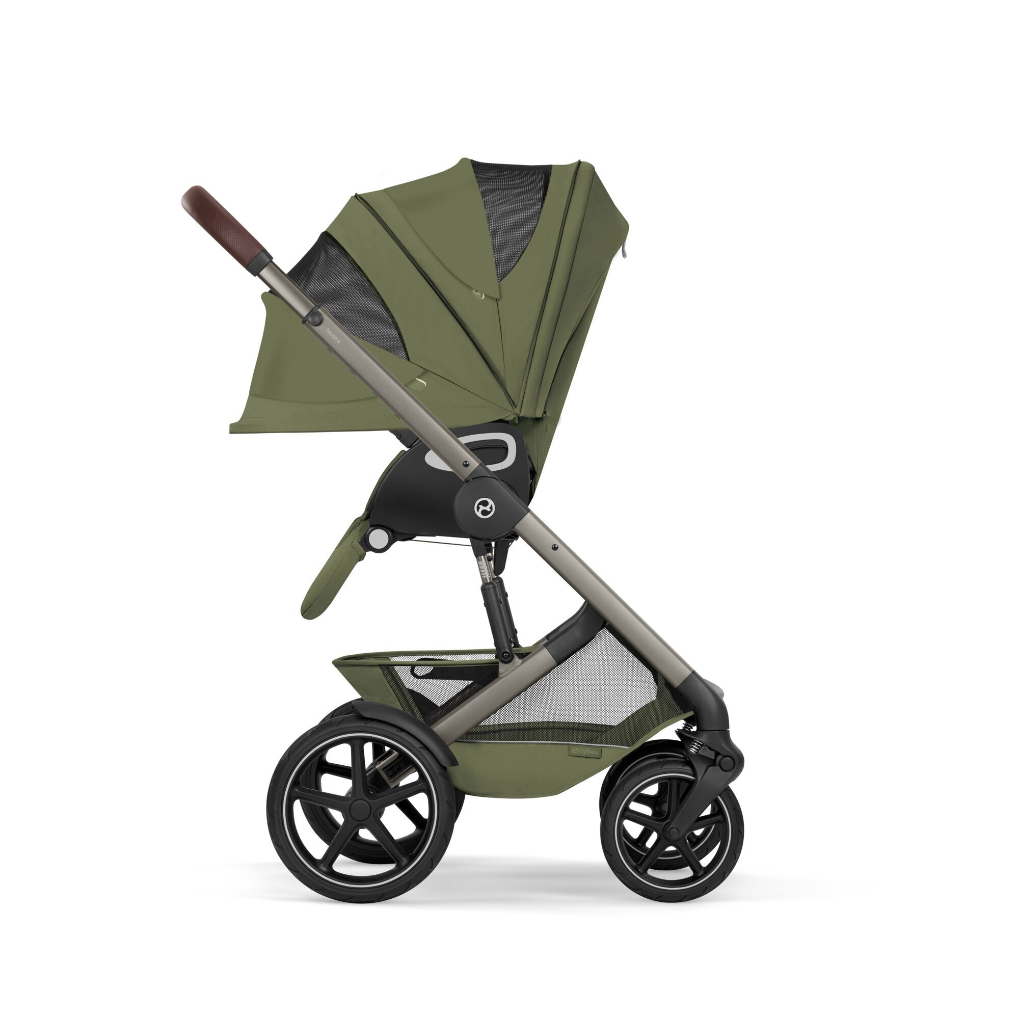 CYBEX Talos S Lux met opvouwbare reiswieg - Moss Green (taupe frame) in Moss Green (Taupe Frame) large-cybex-neu afbeelding nummer 8