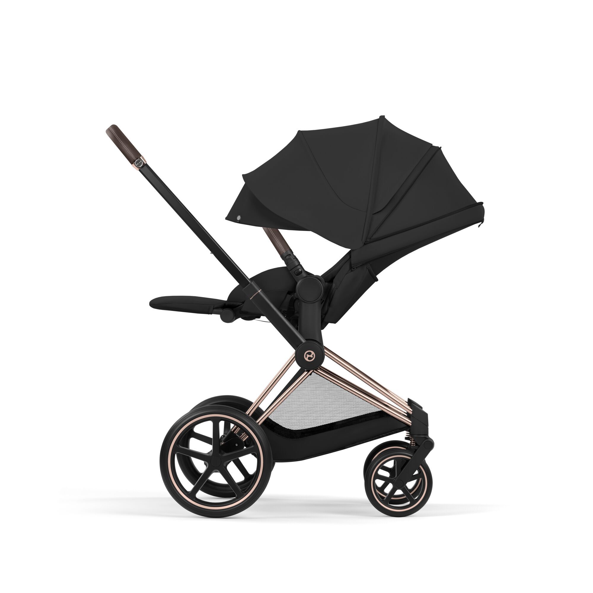 CYBEX Priam Bundle - Sepia Black (Rosegold Frame) in Sepia Black (Rosegold Frame) large-cybex-us image number 4