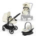 CYBEX Eos and Aton G Travel System - Seashell Beige in Seashell Beige (Black Frame) large-cybex-us image number 1 Small