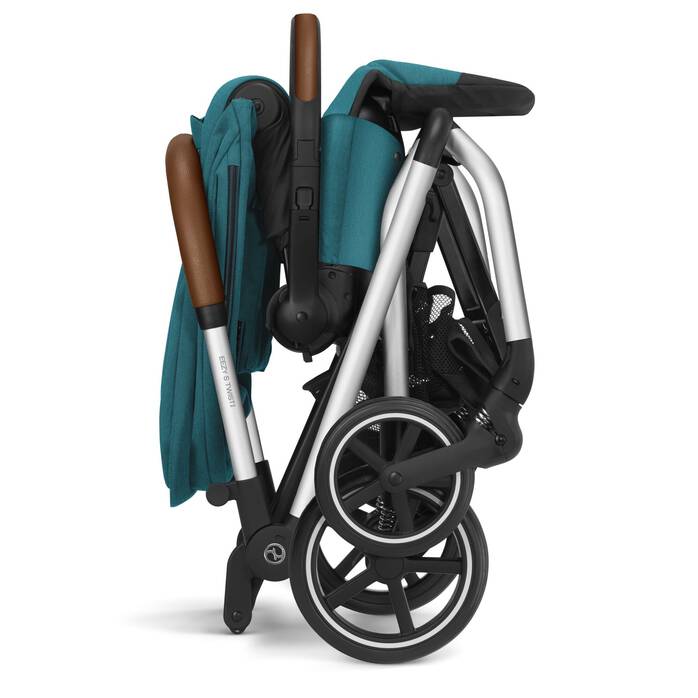 CYBEX Eezy S Twist+2 - River Blue (Silver Frame) in River Blue (Silver Frame) image number 5 CYBEX Eezy S Twist+2 - River Blue (Silver Frame) in River Blue (Silver Frame) large-cybex-neu image number 5