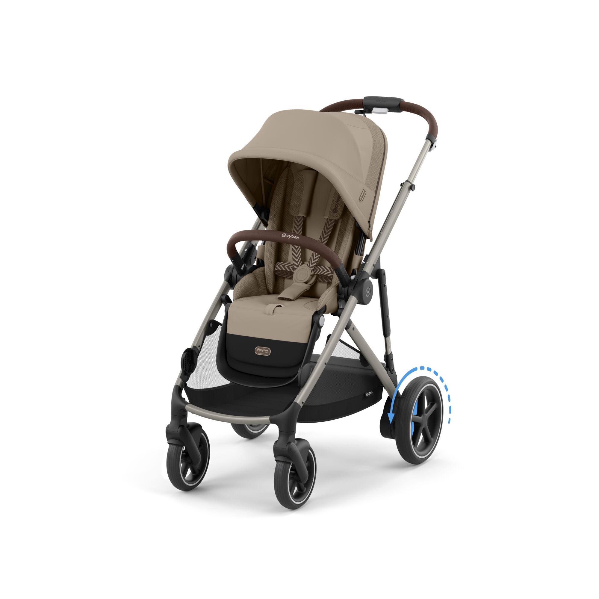 CYBEX e-Gazelle S - Almond Beige (Taupe Frame) in Almond Beige (Taupe Frame) large-cybex-us