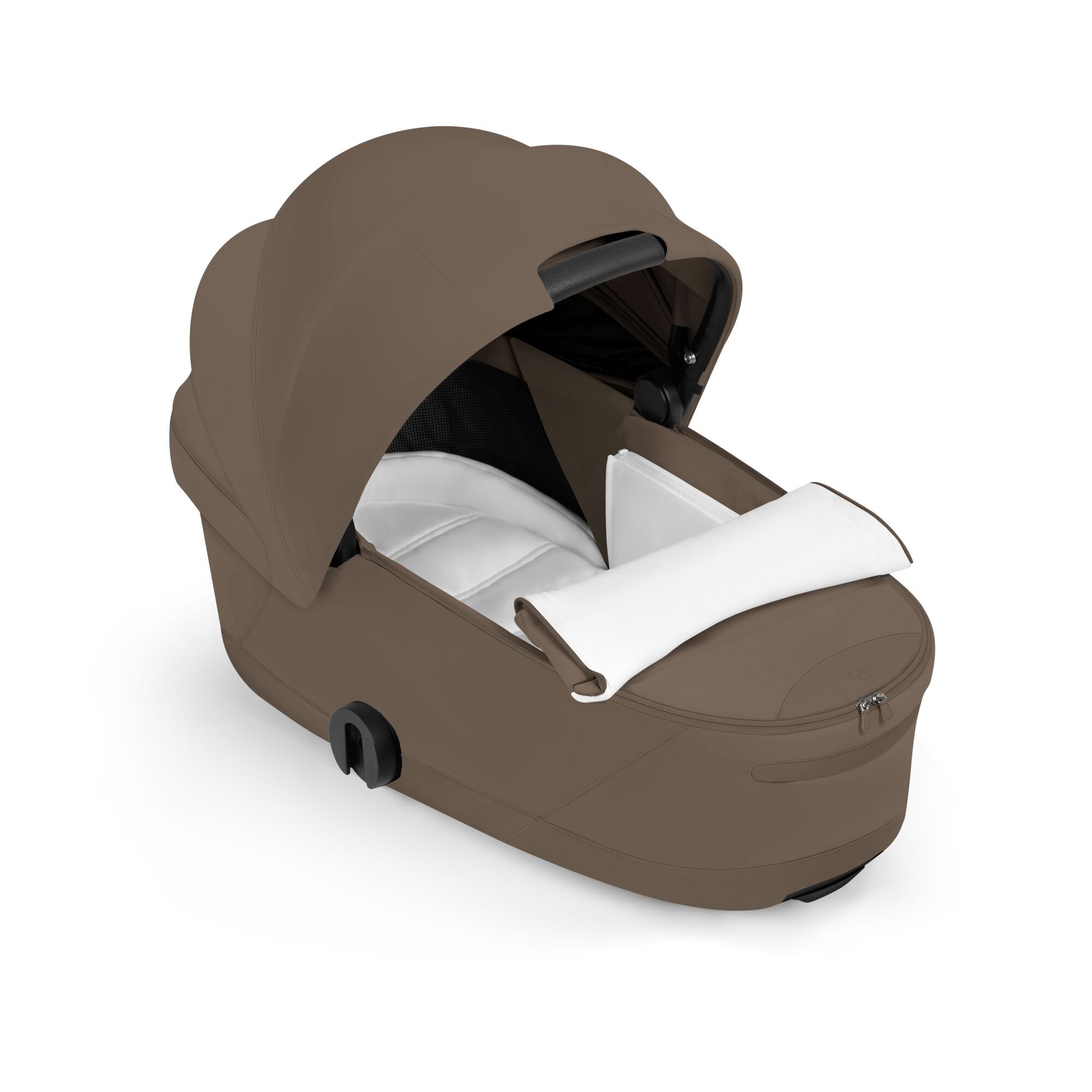 CYBEX Priam Fold Lux Carry Cot - Style Collection - Coconut Brown in Coconut Brown large-cybex-gb image number 2