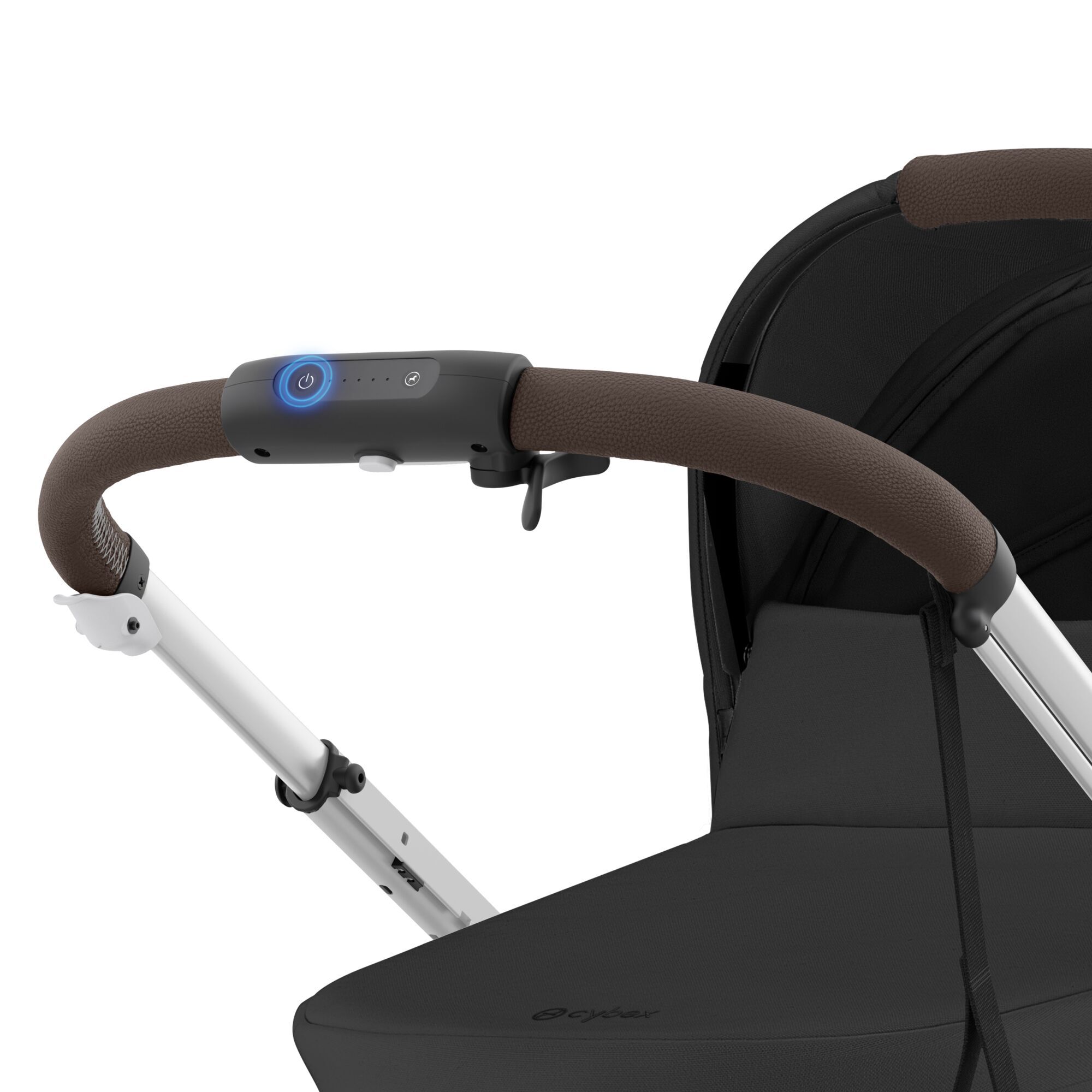 CYBEX e-Gazelle S - Moon Black (Silver Frame) in Moon Black (Silver Frame) large-cybex-ca image number 2 Small