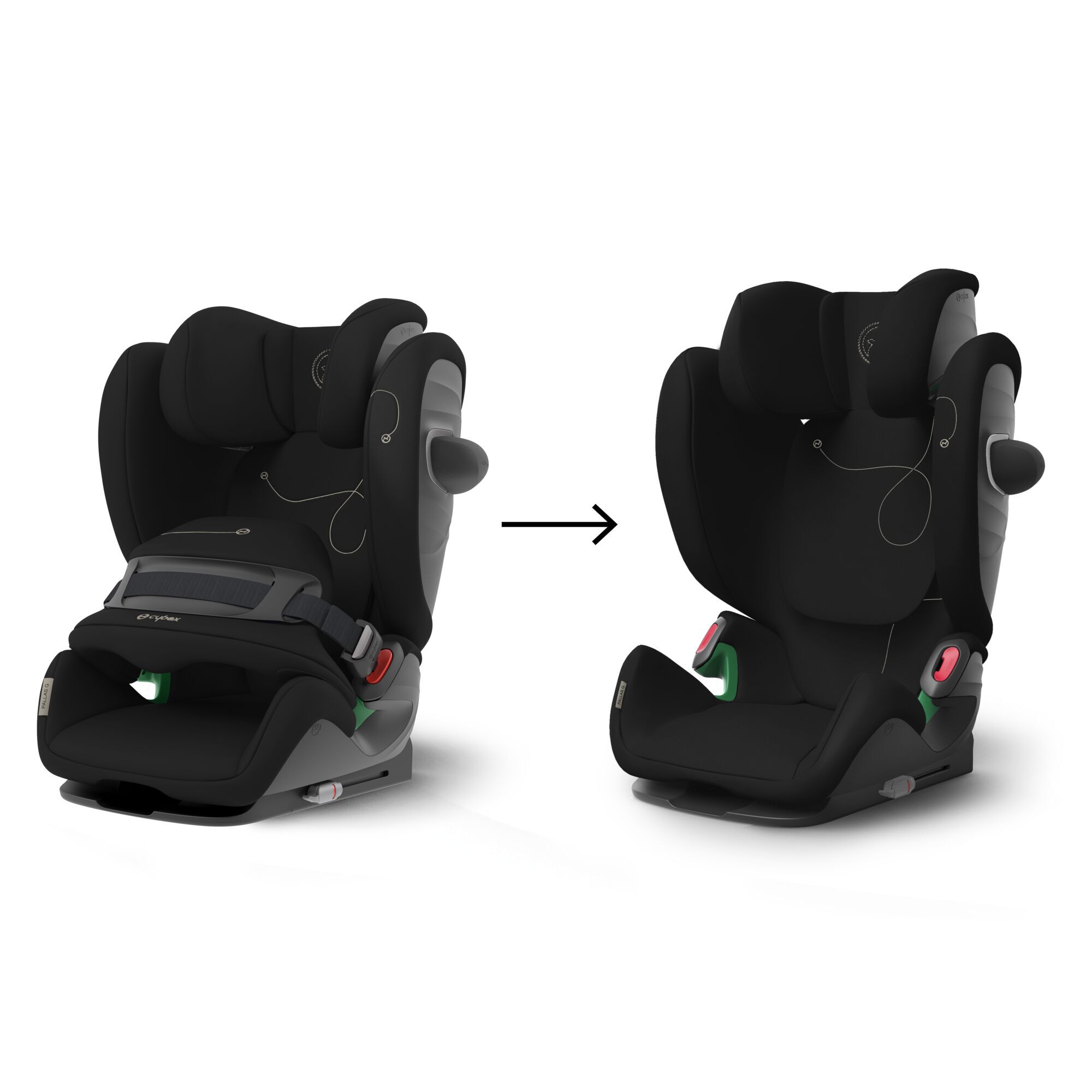 CYBEX Pallas G i-Size - Moon Black in Moon Black (Comfort) large-cybex-cn image number 5 Small