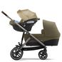 CYBEX Gazelle S - Classic Beige (Taupe Frame) in Classic Beige (Taupe Frame) large image number 3 Small