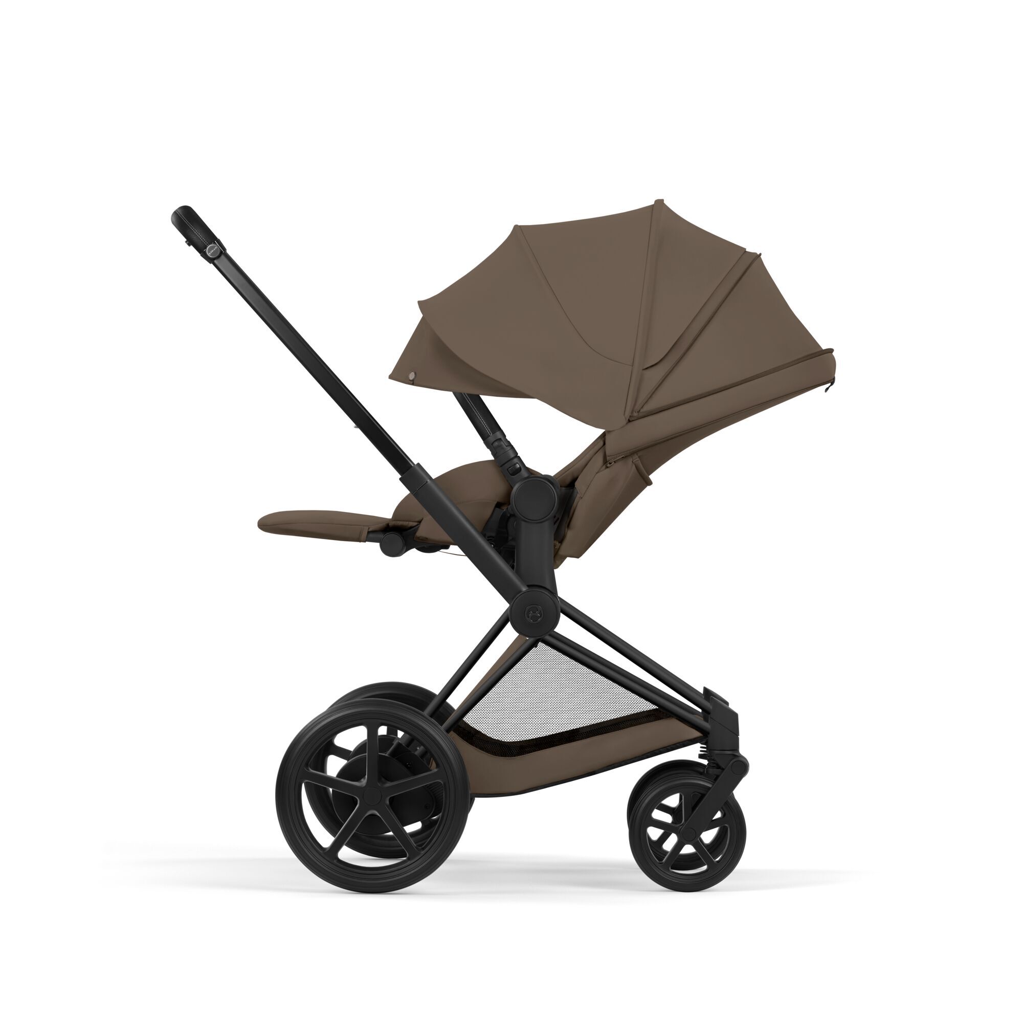 CYBEX e-Priam - Coconut Brown (Matt Black frame) in Coconut Brown (Matt Black Frame) large-cybex-ca image number 4