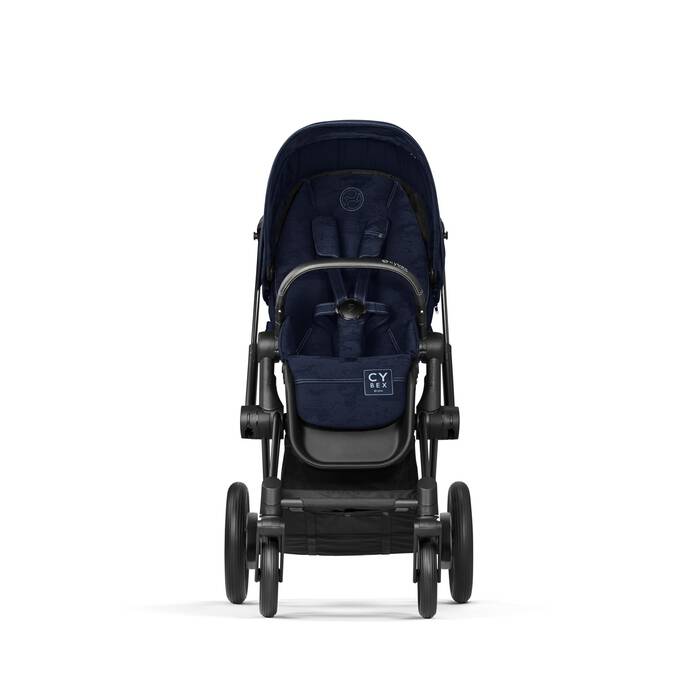 Image shows the combination of several products, sold separately. image number 3 CYBEX Priam / e-Priam Seat Pack - Rebellious Luxury Denim Blue in Rebellious Luxury Denim Blue large-cybex-neu image number 3