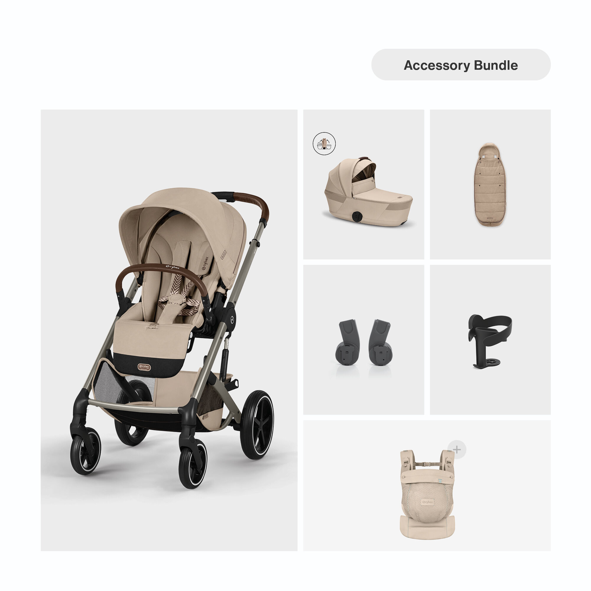 CYBEX Balios S Lux with Fold Cot Bundle in  large image number 3