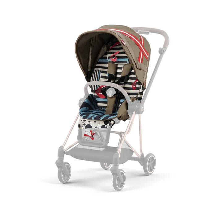 Image shows the combination of several products, sold separately. image number 1 CYBEX Mios Seat Pack - One Love in One Love large-cybex-neu image number 1