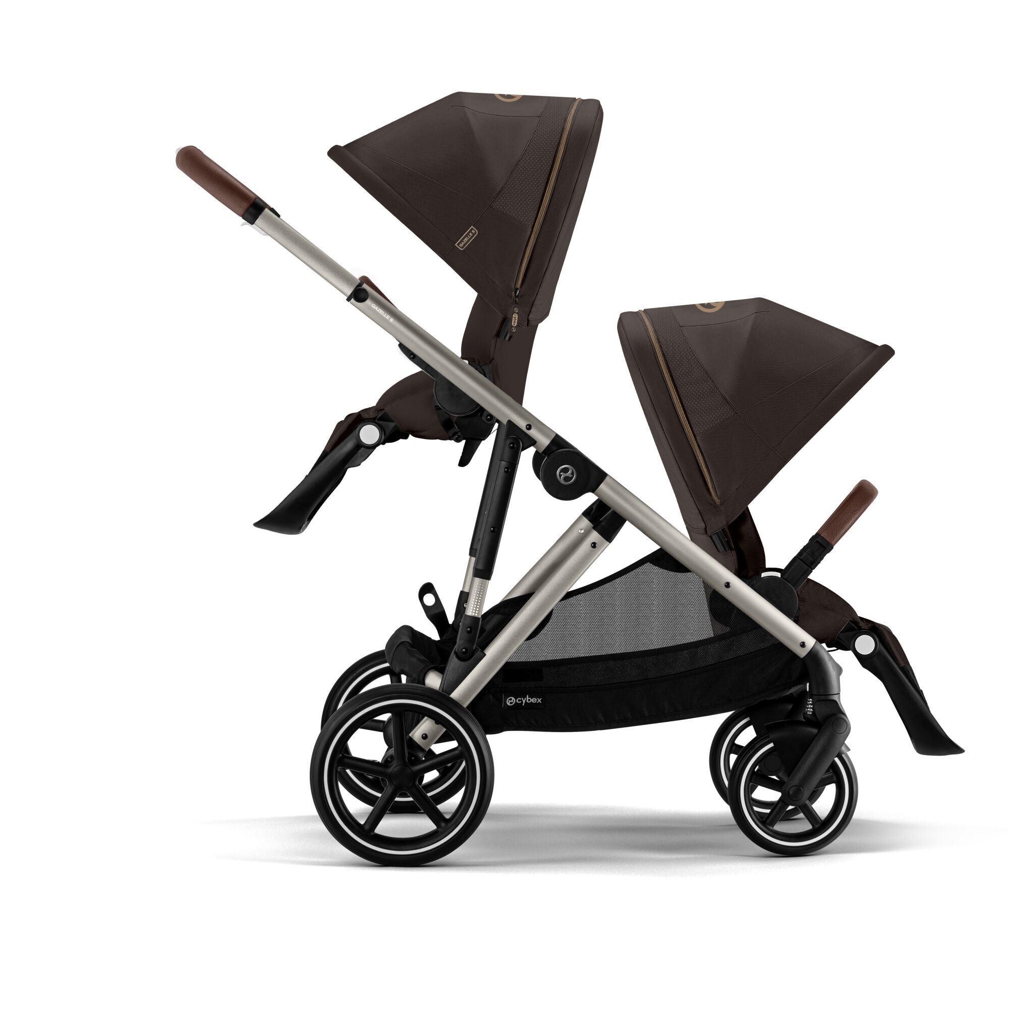 CYBEX Gazelle S - Chocolate Brown (Taupe Frame) in Chocolate Brown (Taupe Frame) large-cybex-us image number 4