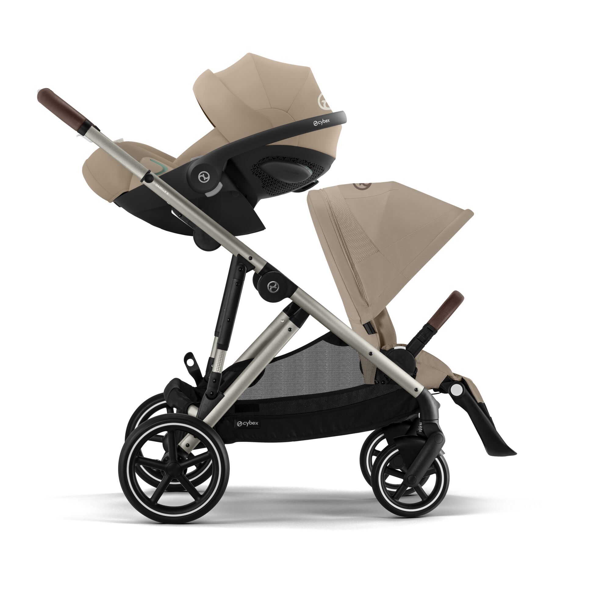 CYBEX Gazelle S - Almond Beige (Taupe Frame) in Almond Beige (Taupe Frame) large-cybex-neu