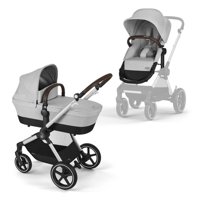 CYBEX Eos Lux - Lava Grey in Lava Grey (Silver Frame) image number 1 CYBEX Eos Lux - Lava Grey in Lava Grey (Silver Frame) large-cybex-us image number 1