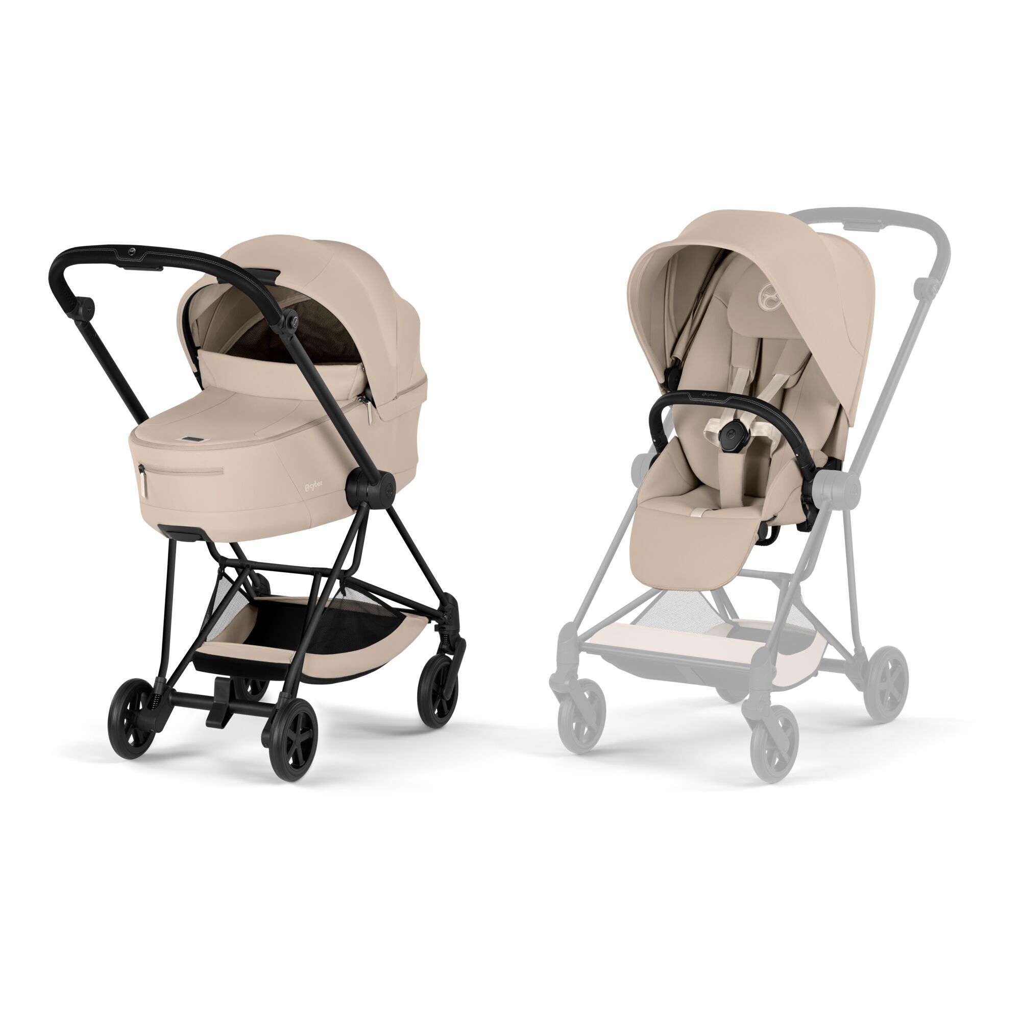 CYBEX Mios Bundle - Cozy Beige (Matt Black Frame) in Cozy Beige (Matt Black Frame) large-cybex-neu image number 1