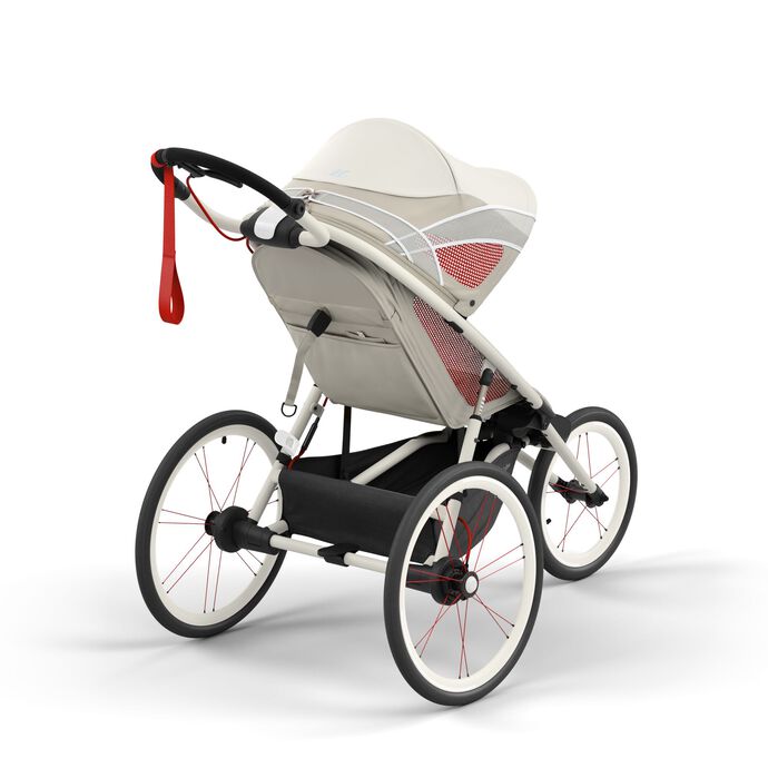 CYBEX AVI Baby Jogging Stroller with Seat Pack in Silver Pink, Lightweight  Jogger Stroller, Compact Fold, Smooth Ride Suspension and Air Filled Tires