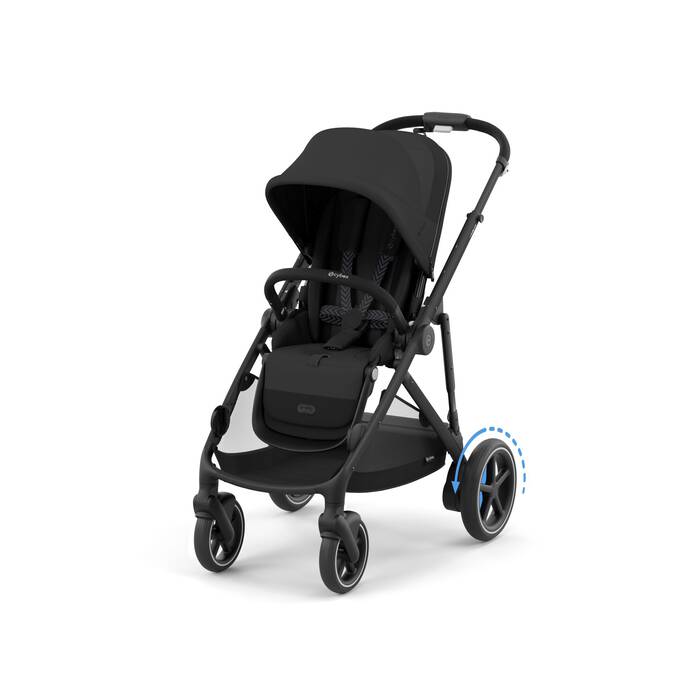 CYBEX e-Gazelle S - Moon Black (Black Frame) in Moon Black (Black Frame) large-cybex-row