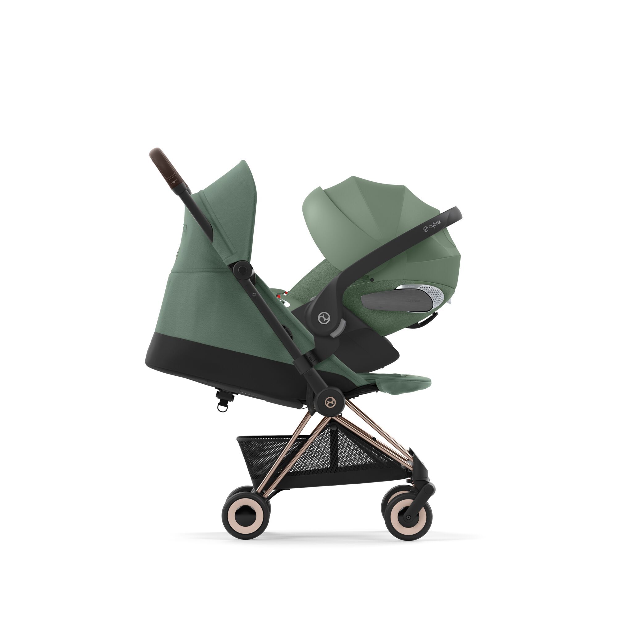 CYBEX Coya - Leaf Green (Rosegold Frame) in Leaf Green (Rosegold Frame) large-cybex-imea image number 7 Small