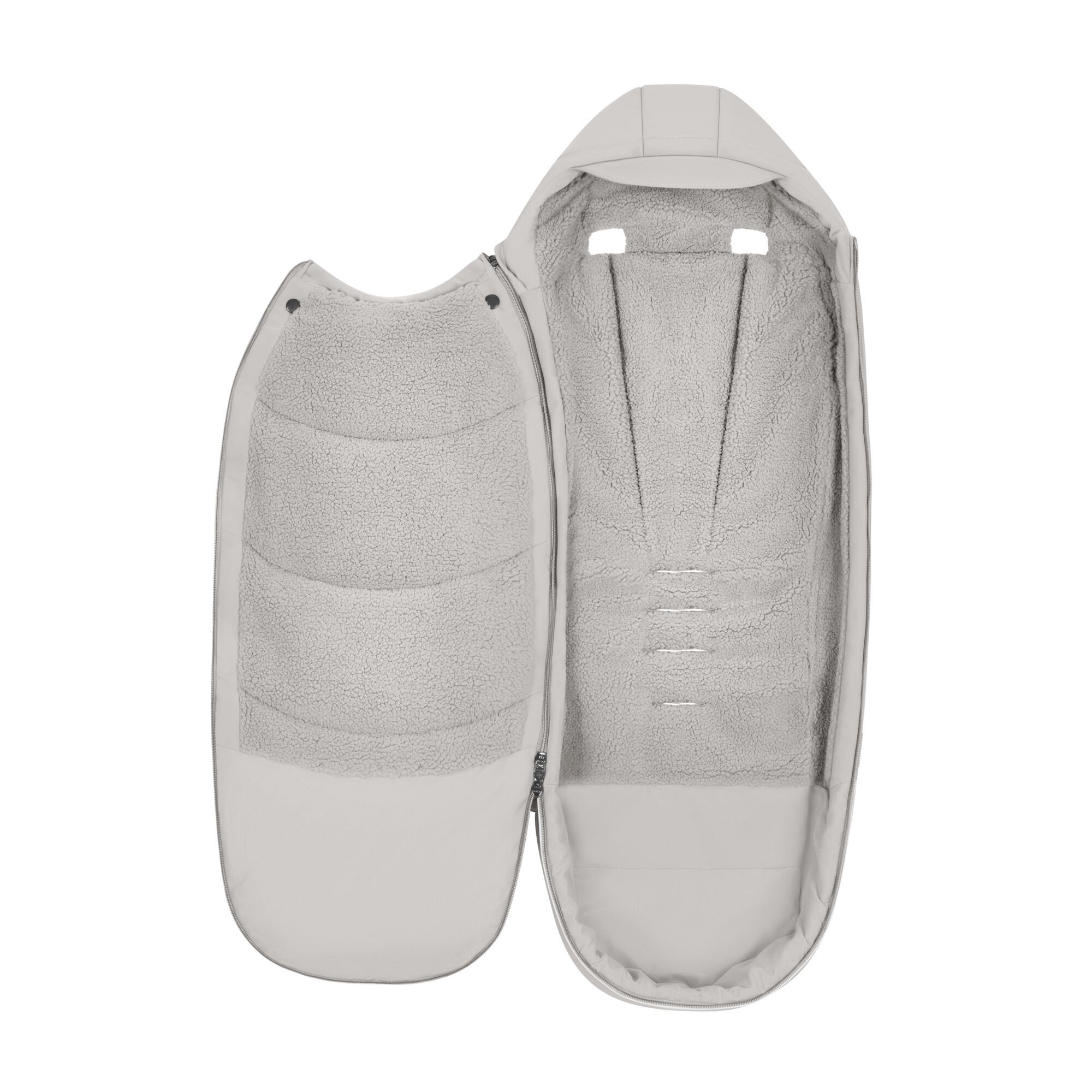 CYBEX Platinum Footmuff - City Grey in City Grey large-cybex-neu image number 3