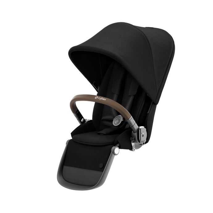 CYBEX Gazelle S Seat Unit - Deep Black (Taupe Frame) in Deep Black (Taupe Frame) large image number 1
