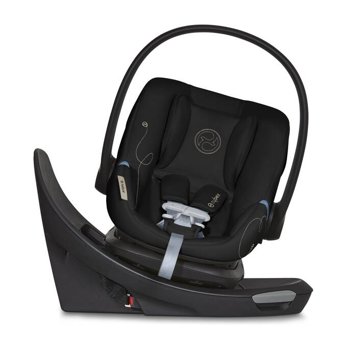 CYBEX Eos Travel System - Moon Black (Silver Frame) in Moon Black (Silver Frame) image number 5 CYBEX Eos Travel System - Moon Black (Silver Frame) in Moon Black (Silver Frame) large-cybex-us image number 5