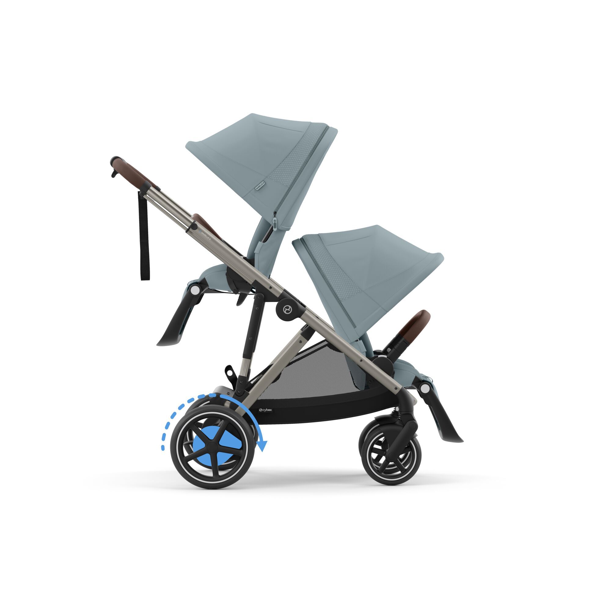 CYBEX e-Gazelle S - Stormy Blue (Taupe Frame) in Stormy Blue (Taupe Frame) large-cybex-gb image number 6 Small