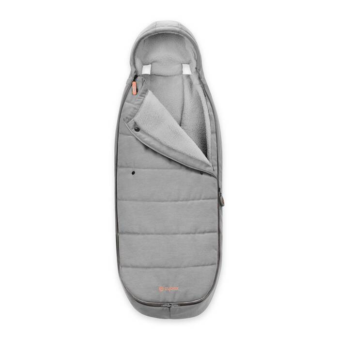 CYBEX Gold Footmuff - Lava Grey in Lava Grey image number 2 CYBEX Gold Footmuff - Lava Grey in Lava Grey large-cybex-au image number 2