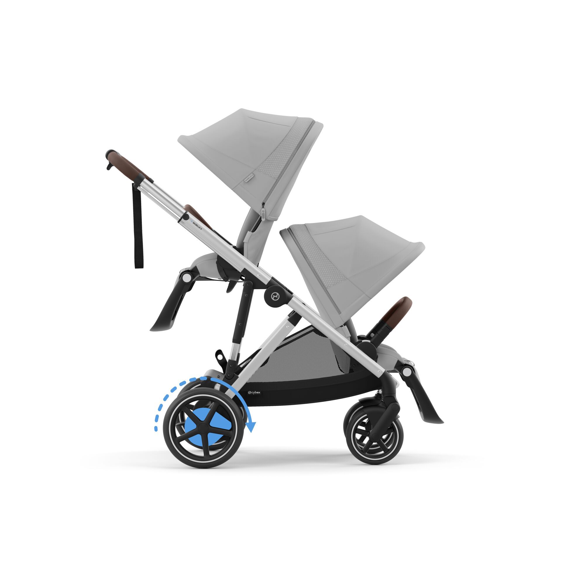 CYBEX e-Gazelle S - Stone Grey (Silver Frame) in Stone Grey (Silver Frame) large-cybex-gb image number 6 Small