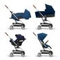 CYBEX Eezy S Twist 2 - Navy Blue (telaio Silver) in Navy Blue (Silver Frame) large numero immagine 5 Small