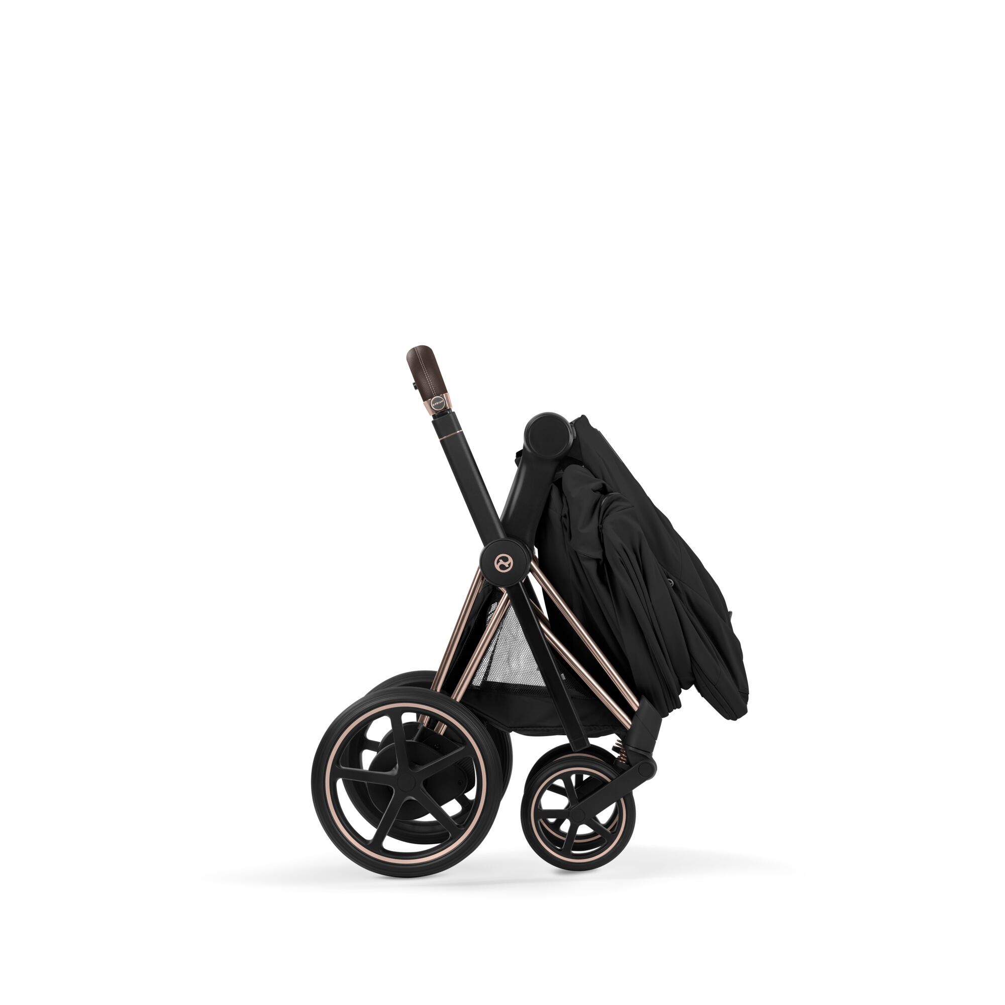 CYBEX e-Priam - Sepia Black (Rosegold Frame) in Sepia Black (Rosegold Frame) large-cybex-gb image number 6