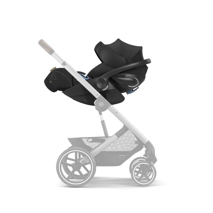 CYBEX Cloud G Lux with SensorSafe - Moon Black in Moon Black large