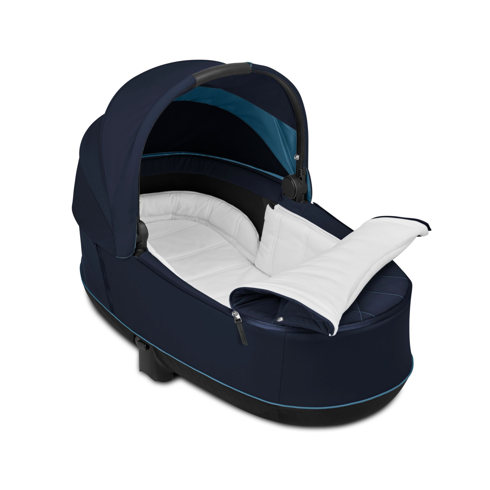 CYBEX Priam 3 Lux Carry Cot - Nautical Blue in Nautical Blue large-cybex-seu image number 3 Small