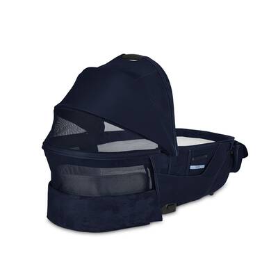 Priam Lux Carry Cot - Rebellious Luxury Denim Blue - Image 4
