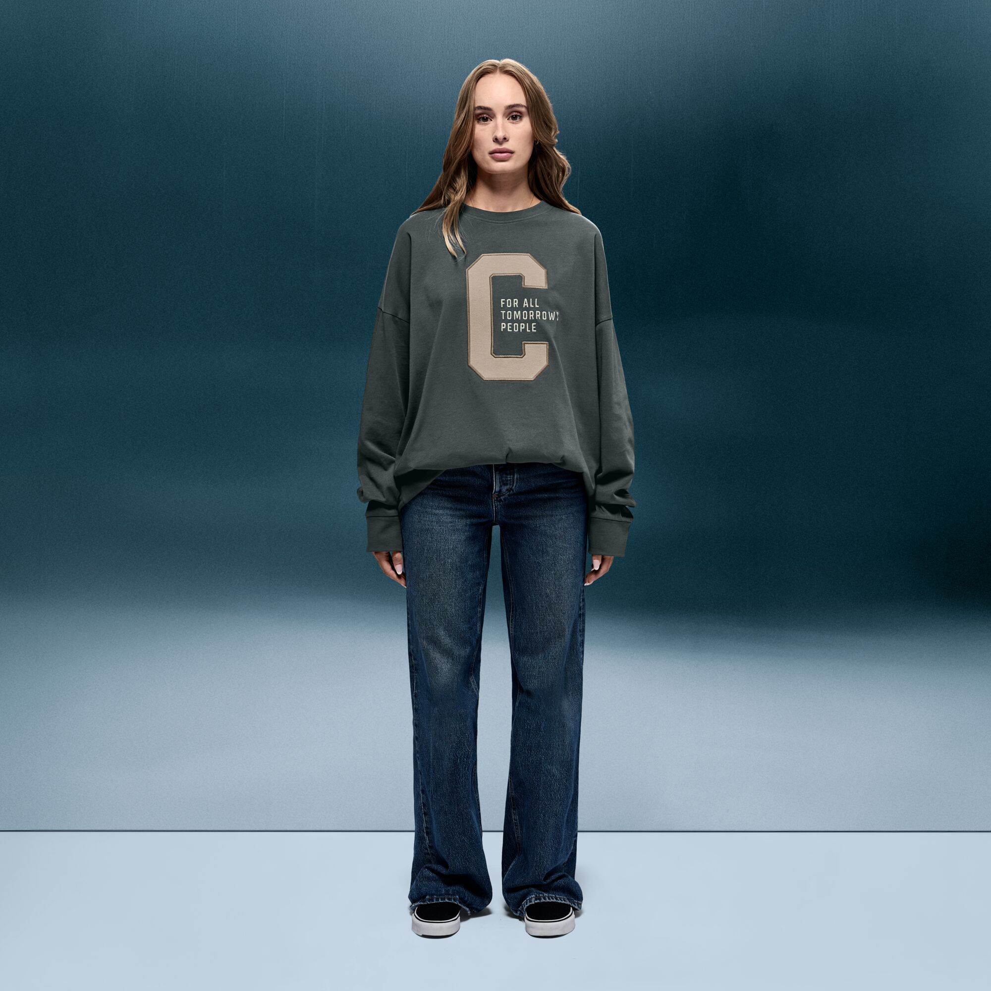 Long Sleeve T-Shirt Culture Adults - Slate Patch - Image 1