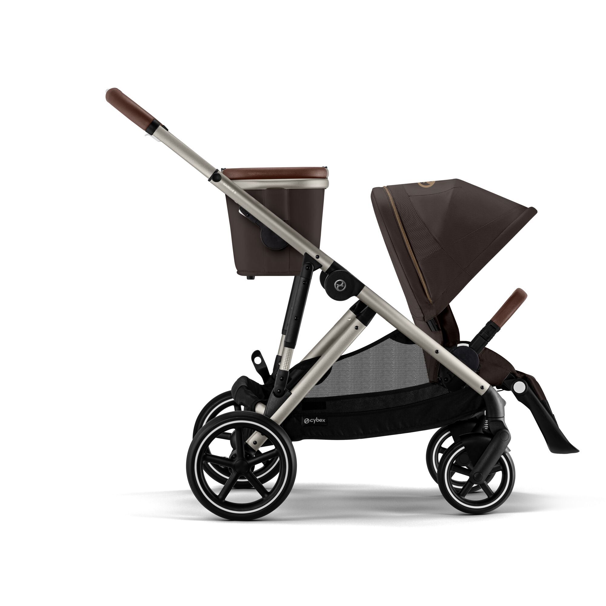 CYBEX Gazelle S - Chocolate Brown (Taupe Frame) in Chocolate Brown (Taupe Frame) large-cybex-us image number 1