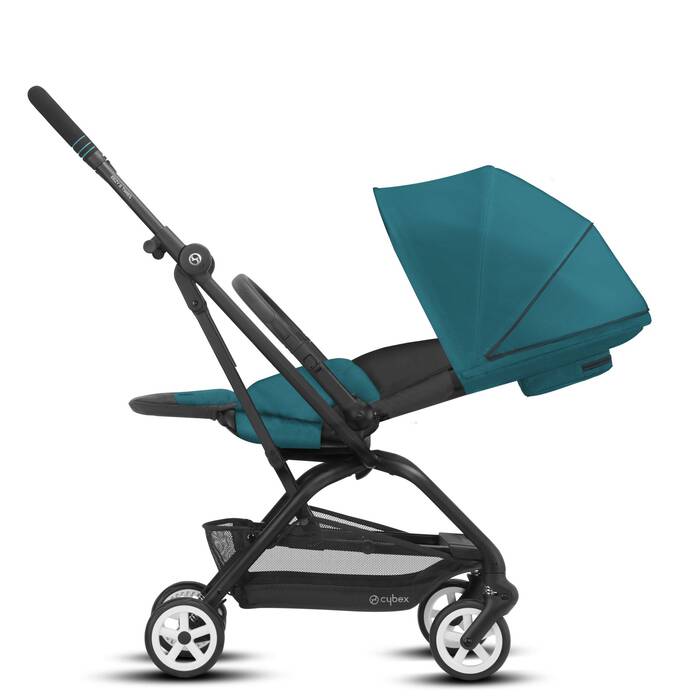 CYBEX Eezy S Twist 2 - River Blue (Black Frame) in River Blue (Black Frame) image number 4 CYBEX Eezy S Twist 2 - River Blue (Black Frame) in River Blue (Black Frame) large-cybex-seu image number 4