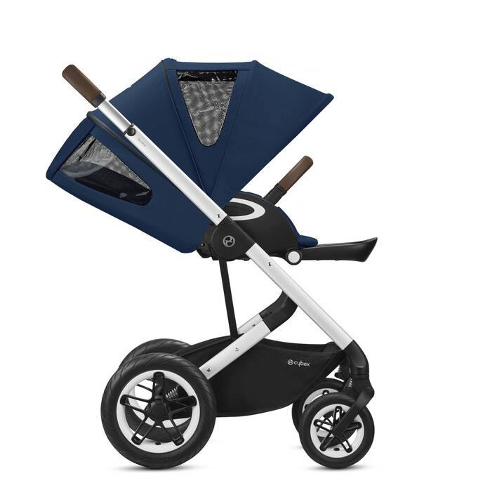CYBEX Talos S Lux - Navy Blue (Silver Frame) in Navy Blue (Silver Frame) image number 5 CYBEX Talos S Lux - Navy Blue (Silver Frame) in Navy Blue (Silver Frame) large-cybex-us image number 5