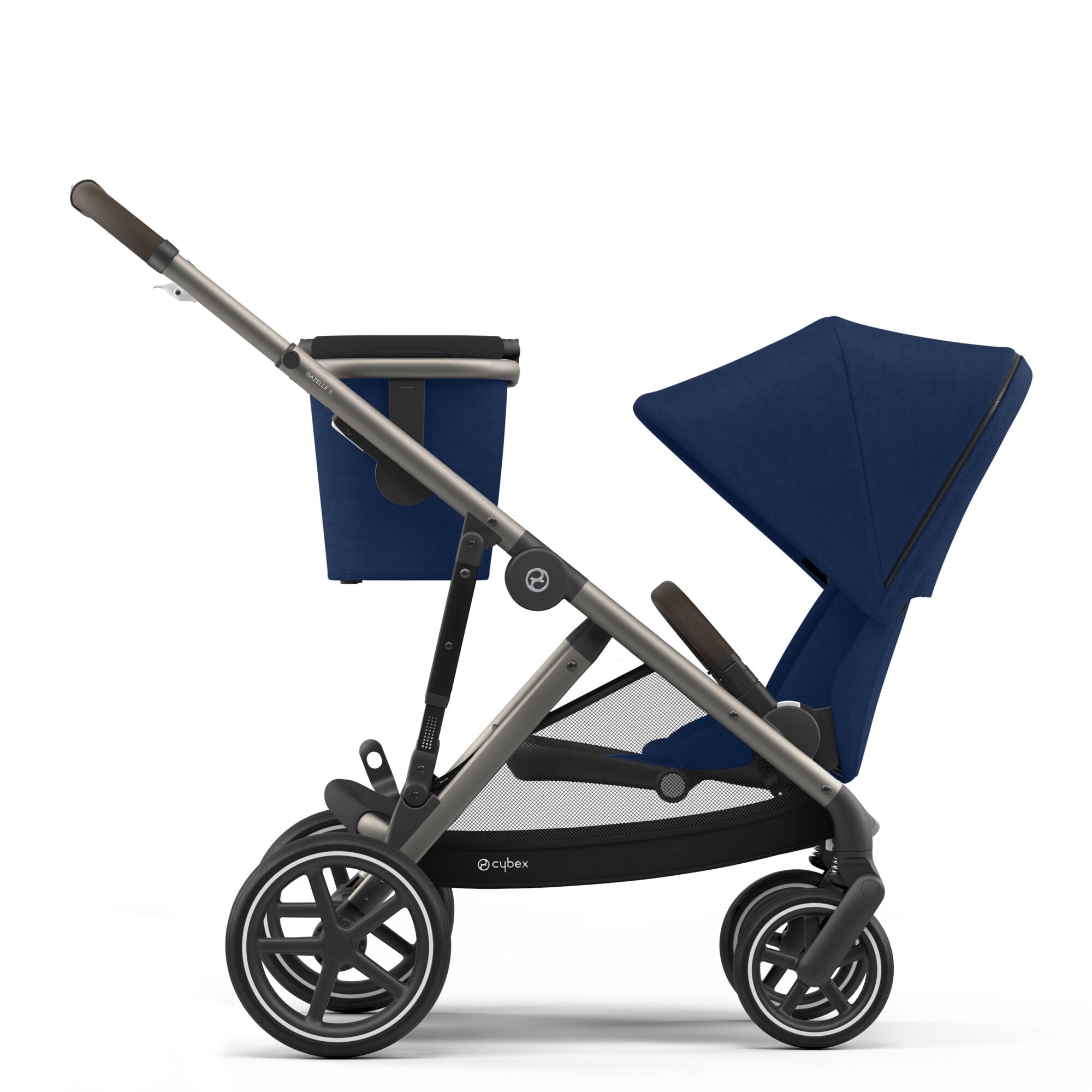 CYBEX Gazelle S - Navy Blue in Navy Blue (Taupe Frame) large-cybex-us image number 7 Small