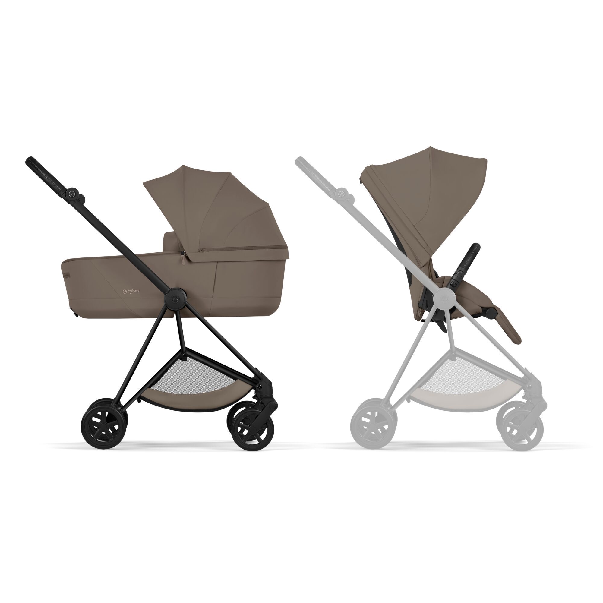 CYBEX Mios-paket &ndash; Coconut Brown (ram i Matt Black) in Coconut Brown (Matt Black Frame) large-cybex-neu bildnummer 2