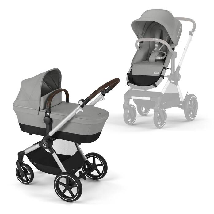 CYBEX Eos Lux - Stone Grey (Black Frame) in Stone Grey (Silver Frame) numéro d’image 1 CYBEX Eos Lux - Stone Grey (Black Frame) in Stone Grey (Silver Frame) large-cybex-seu numéro d’image 1