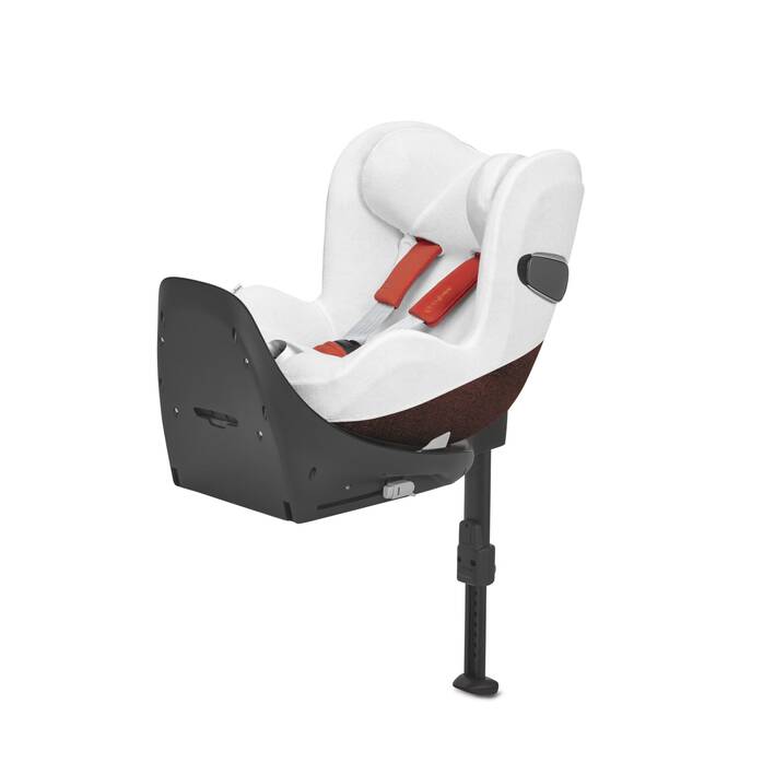 Image shows the combination of several products, sold separately. 画像番号 1 CYBEX Sirona Z / T Line Line Summer Cover - White in White large-cybex-jp 画像番号 1