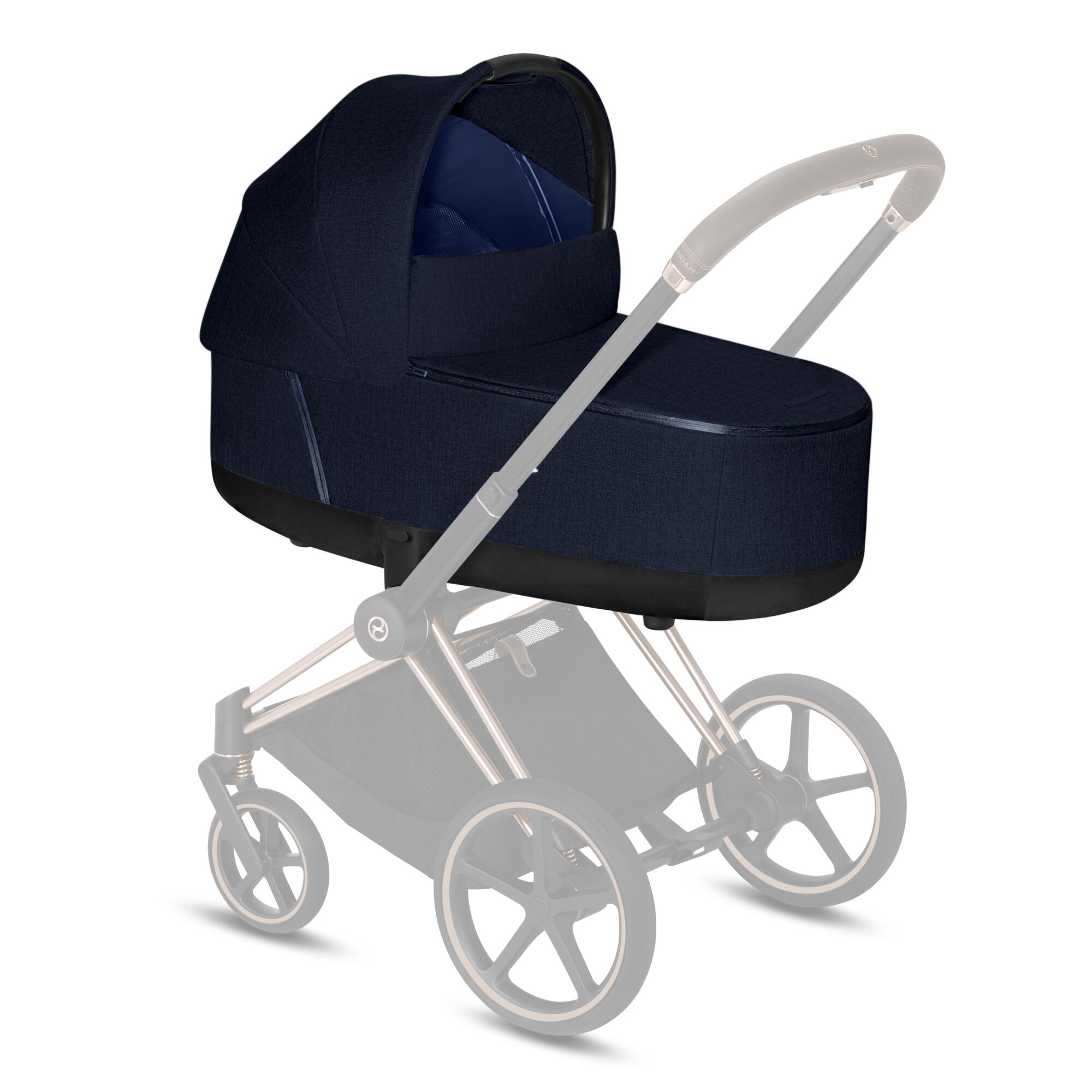 CYBEX Priam 3 Lux Carry Cot - Midnight Blue Plus in Midnight Blue Plus large-cybex-neu image number 2 Small