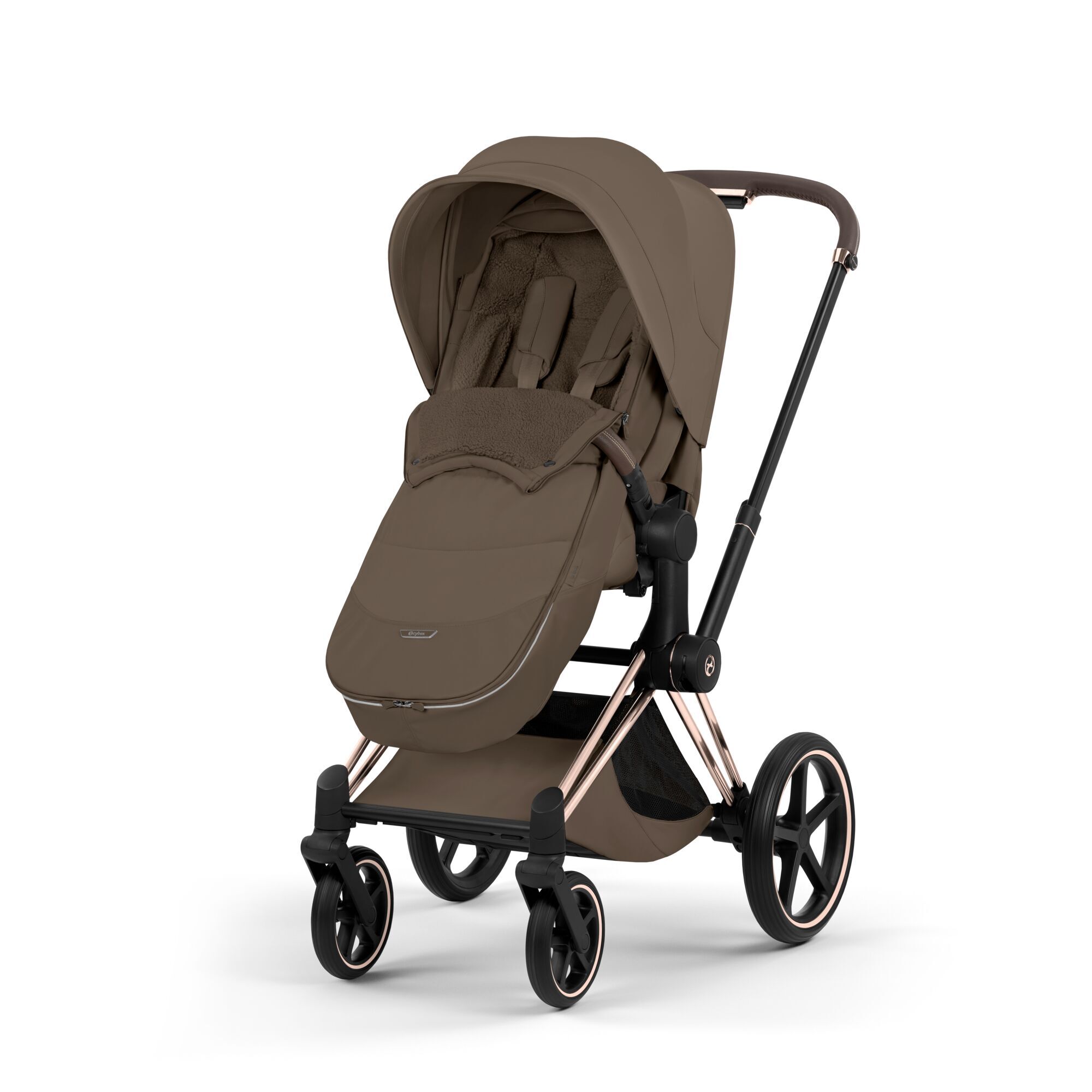 CYBEX Platinum Footmuff - Coconut Brown in Coconut Brown large-cybex-ca image number 5